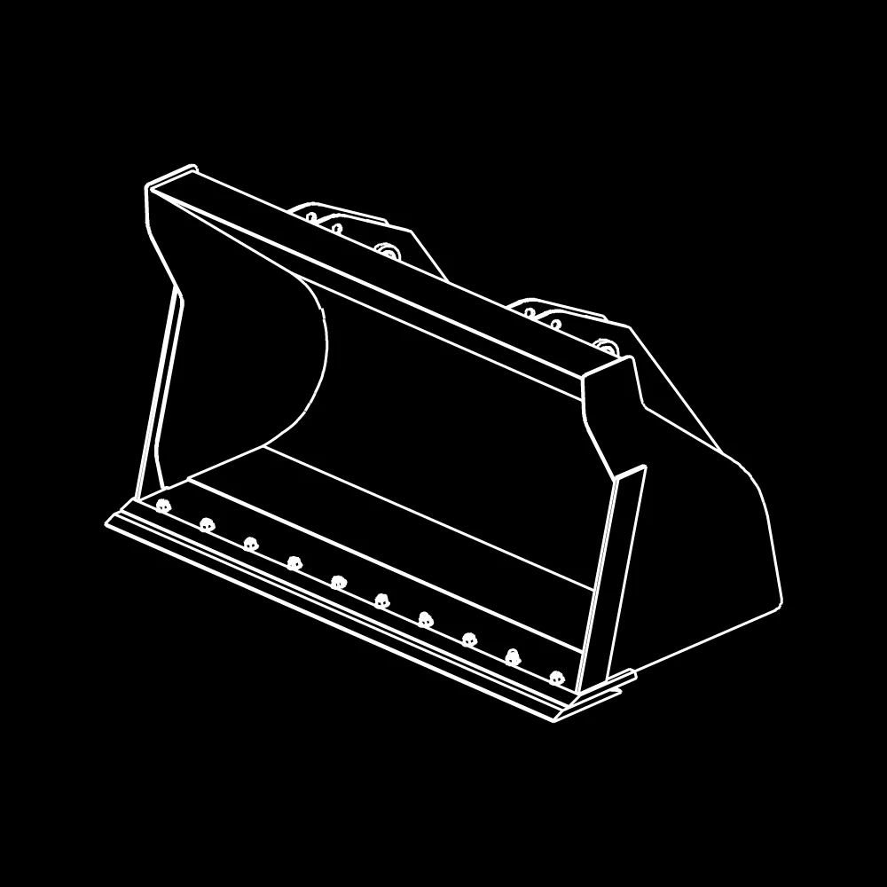 WAIN ROY | General Purpose Buckets for Wheel Loader, Class 1 (0.75 - 1.50 cu. yd.) - Image 4