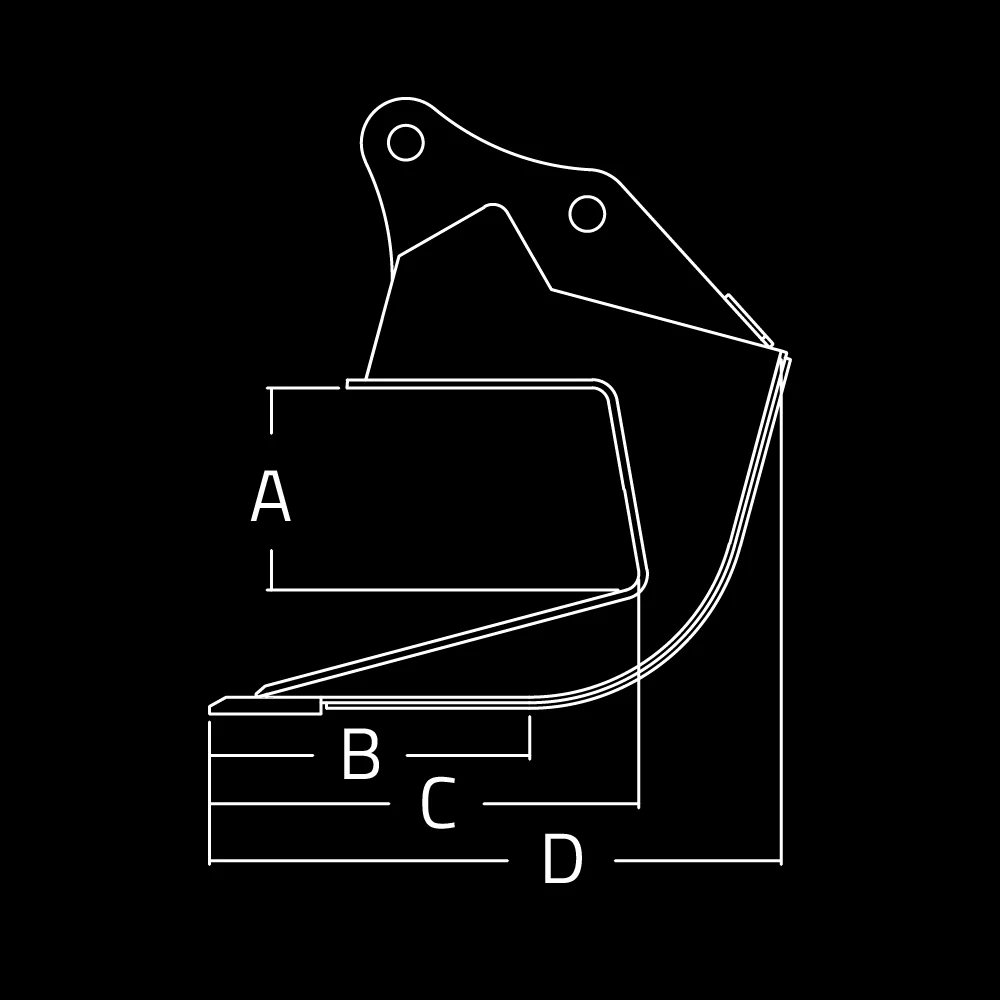 WAIN ROY | Pavement Slab Removal Buckets for Excavators (20,000 - 110,000 lbs.) - Image 4