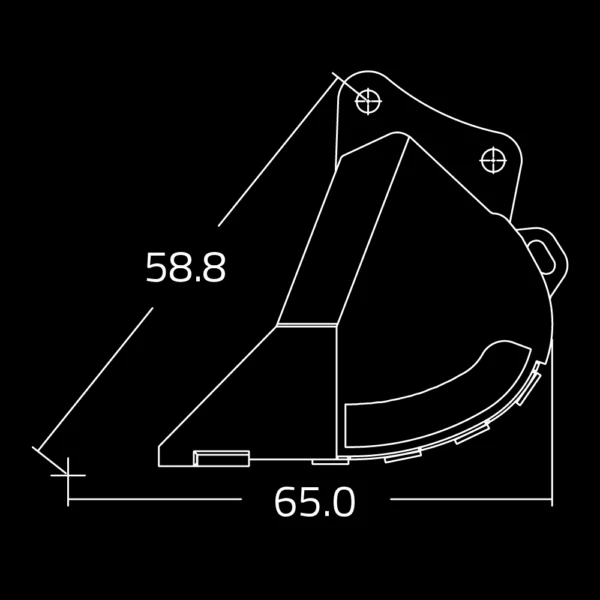 WAIN ROY | Severe-duty rock buckets for Excavators (52,000-65,000 lbs.) - Image 4