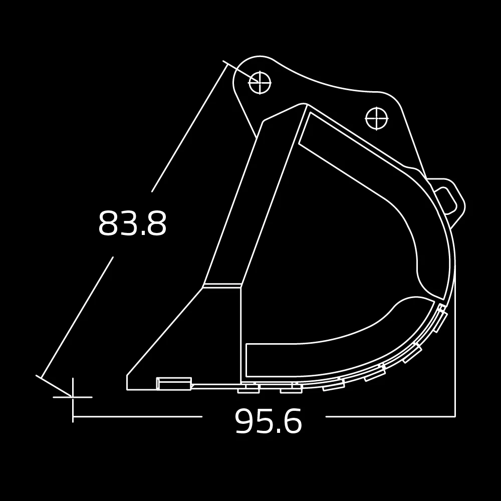 WAIN ROY | Severe-duty Rock Buckets for Excavators (95,000-110,000 lbs.) - Image 5