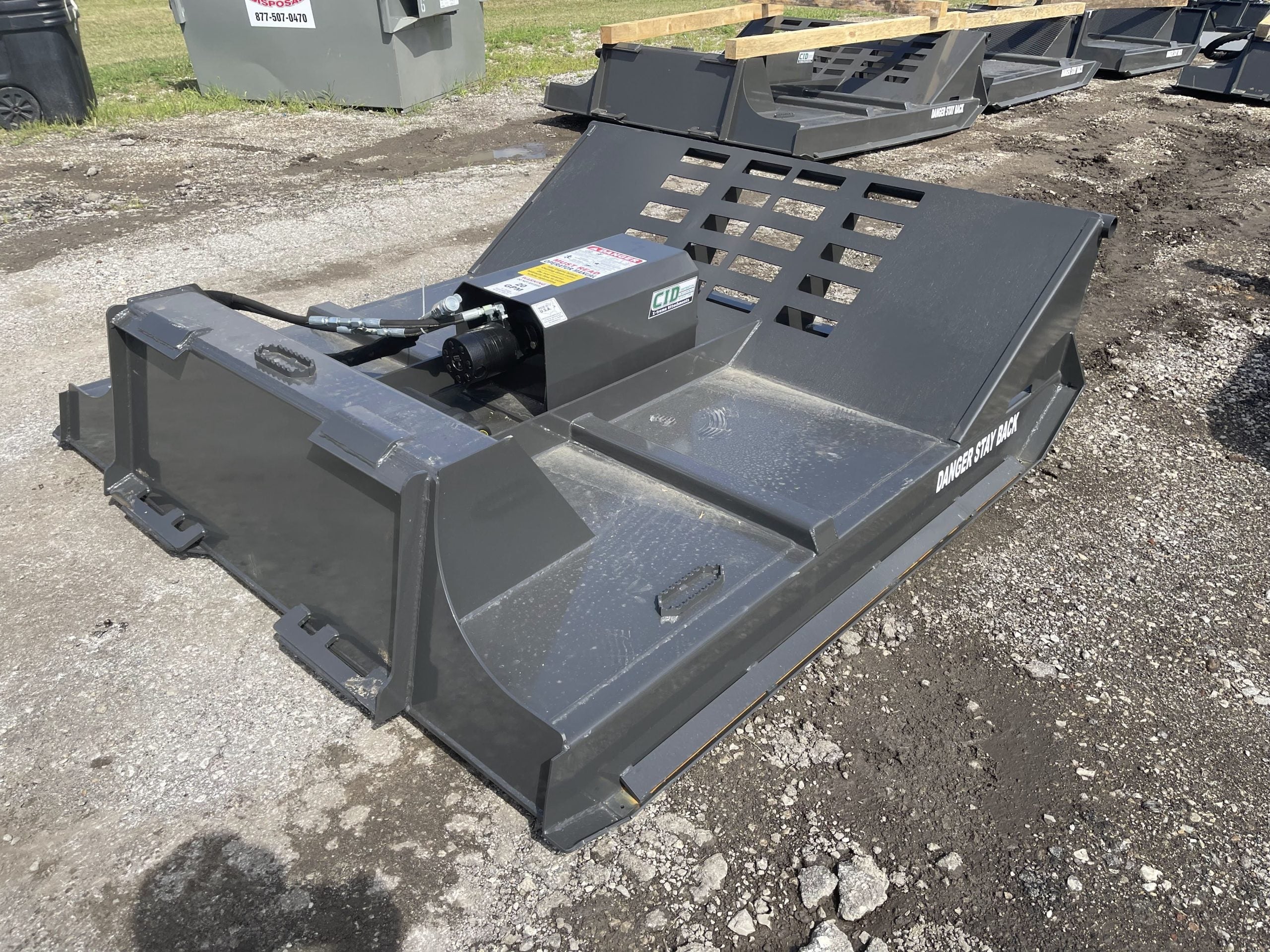 CID Xtreme Duty Gearbox Brush Cutter For Skid Steer - Image 3