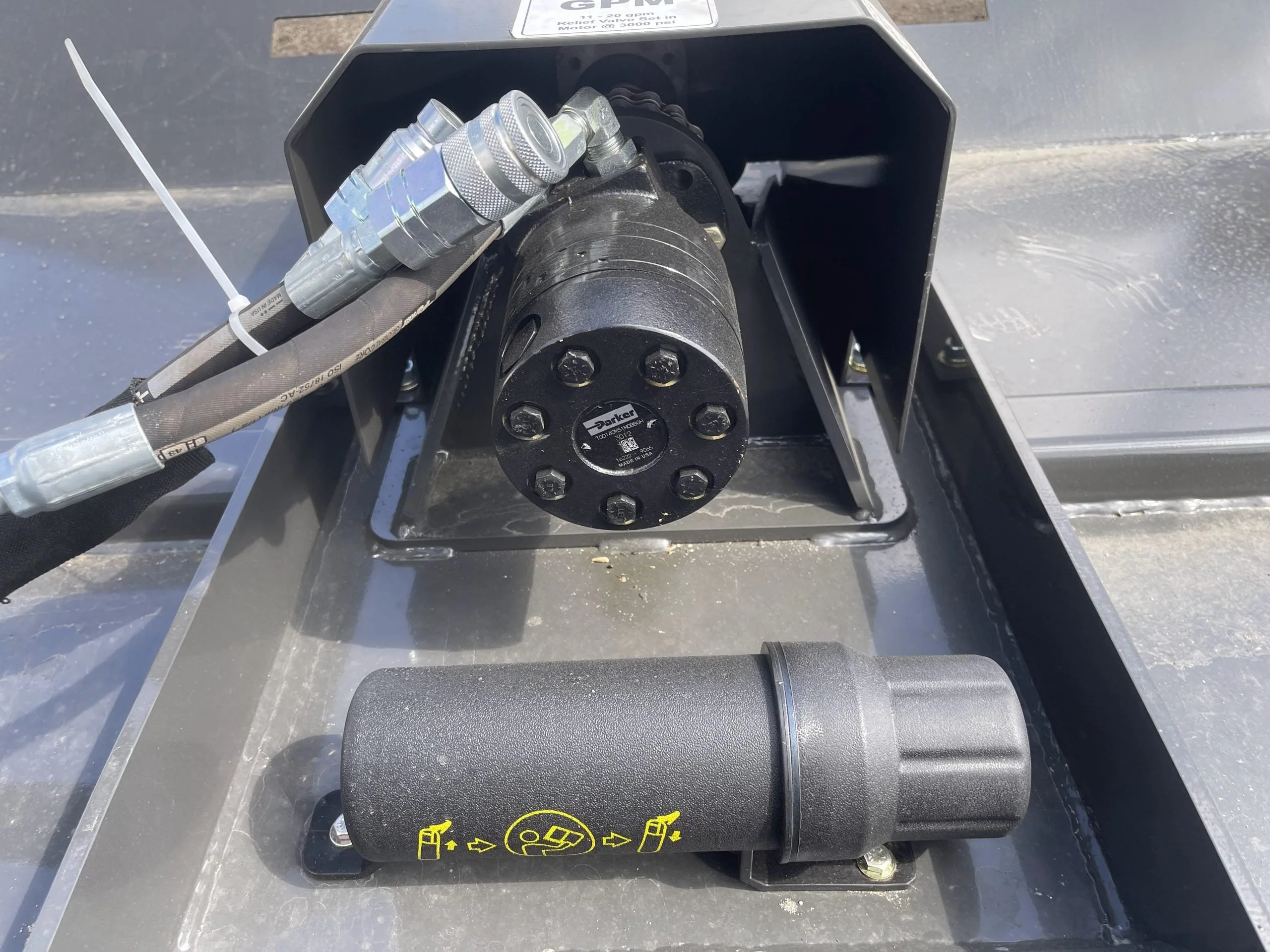 CID Xtreme Duty Gearbox Brush Cutter For Skid Steer - Image 7