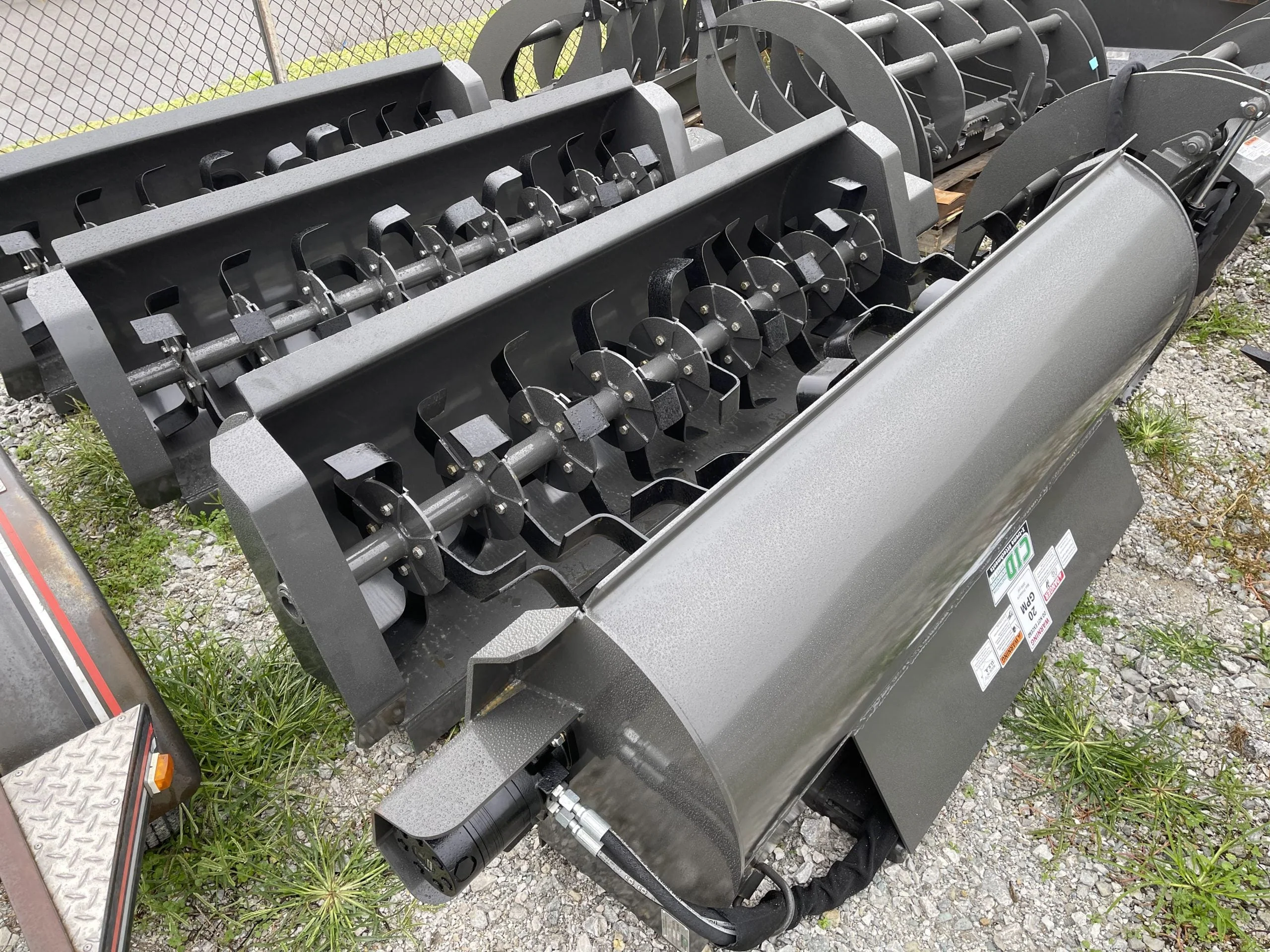 CID Rotary Tiller Xtreme Duty Low Flow For Skid Steer - Image 2