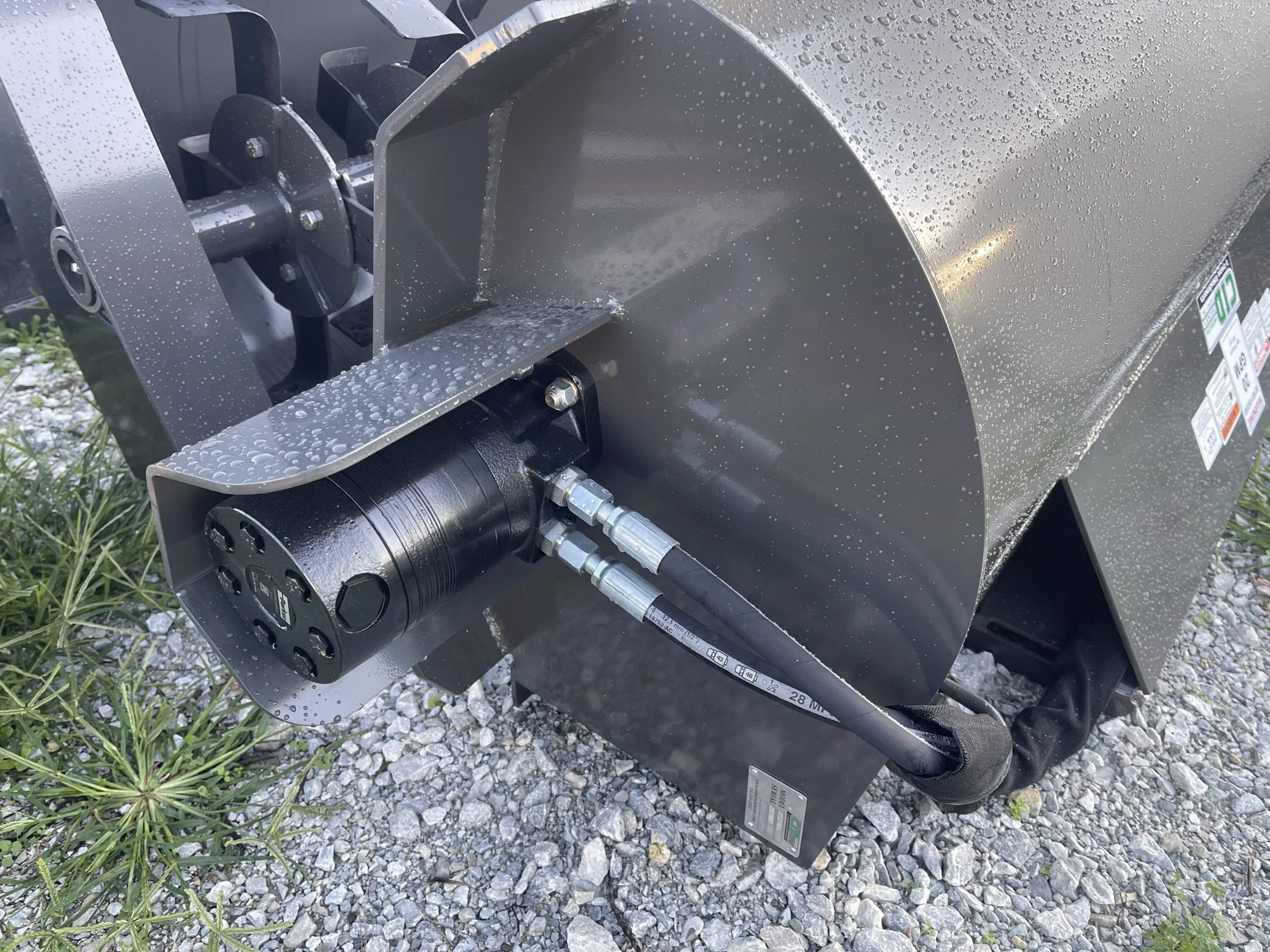 CID Rotary Tiller Xtreme Duty Low Flow For Skid Steer - Image 3